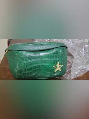 Blood Money Green Crocodile Gator fanny pack.